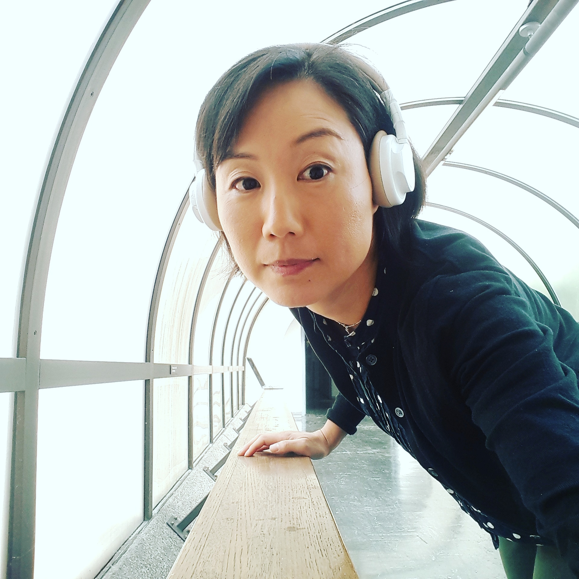 a selfie taken at the Orlando Sentinel